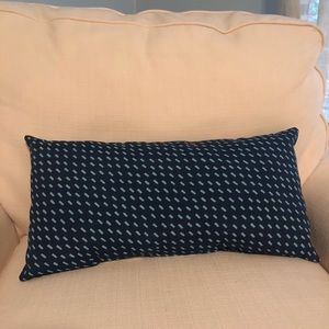 Navy Indoor/Outdoor Throw Pillow
